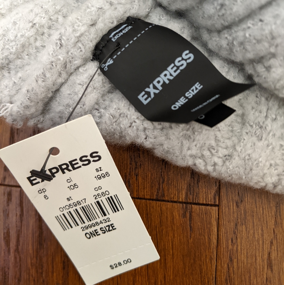 Express Gray winter hat - Picture 2 of 2